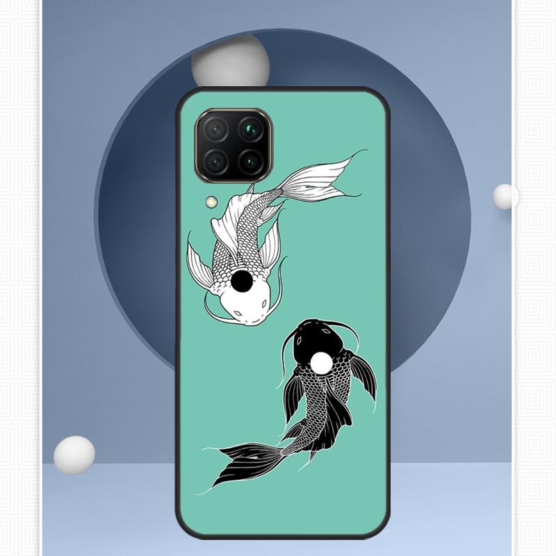 

Рыба Кои Инь Ян Для Huawei Nova 12i 12s 11i 8i Y91 Y60 Y70 Y72 Y90 Y61 9 10 SE P20 P40 Lite P30 P60 Pro Чехол Huawei Nova 12i
