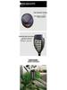 Cross-Border Solar Torch: 12 LED Flame Light, Outdoor Waterproof Decorative Ground Stake Light