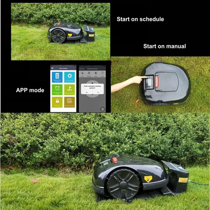 Smart 1600T Automatic Lawn Mower: Self-Charging and Rain-Protected Grass Cutting Robot