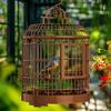 Villa Bird Cage Nest Pet Supplies Hanging Large Parrot Cage Portable Pet Cage for Canary Macaw Parakeets African Grey Finches