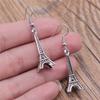 40 Styles Hotsale Women Earring Vintage Airplane Rocket Question Mark Tower Pin Scissors DNA Simple Cool Jewelry Handmade Gift