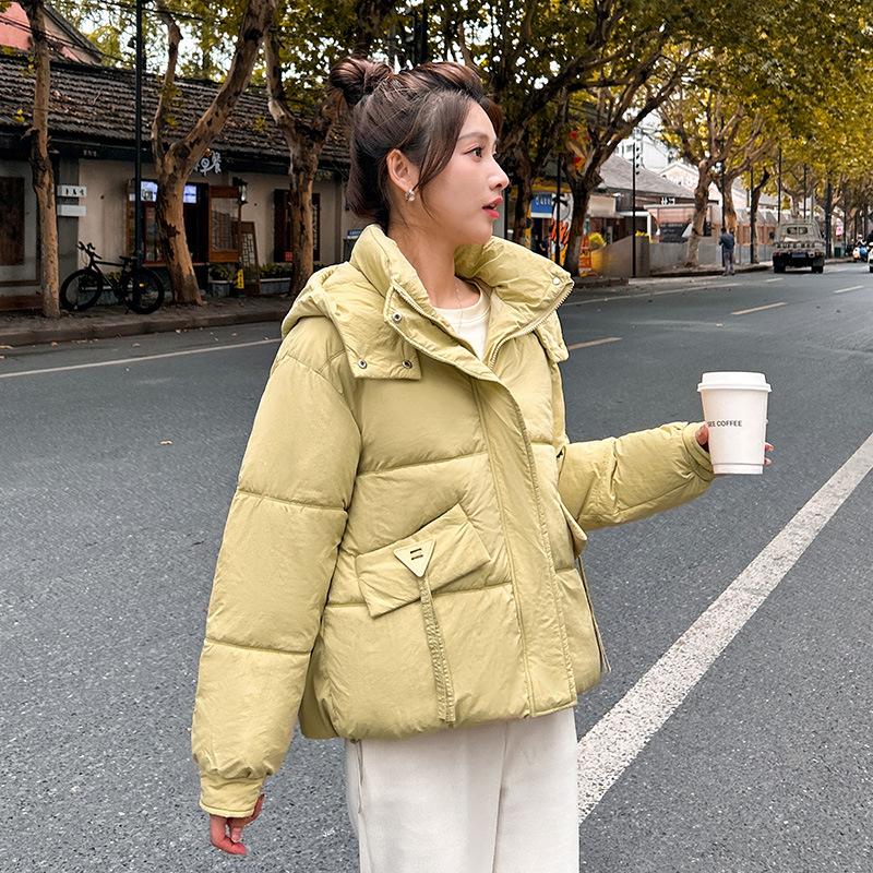 Short down cotton clothes women's winter new cotton clothes small fashion loose thickened warm bread clothes