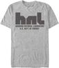 Stranger Things Men's HNL Hawkins National Laboratory Logo T-Shirt, Athletic Heather, XX-Large