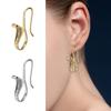 Elegant Punk Inspired Snake Earrings with Detailing Comfortable Earrings Suitable for Adding Edge to Various Outfits