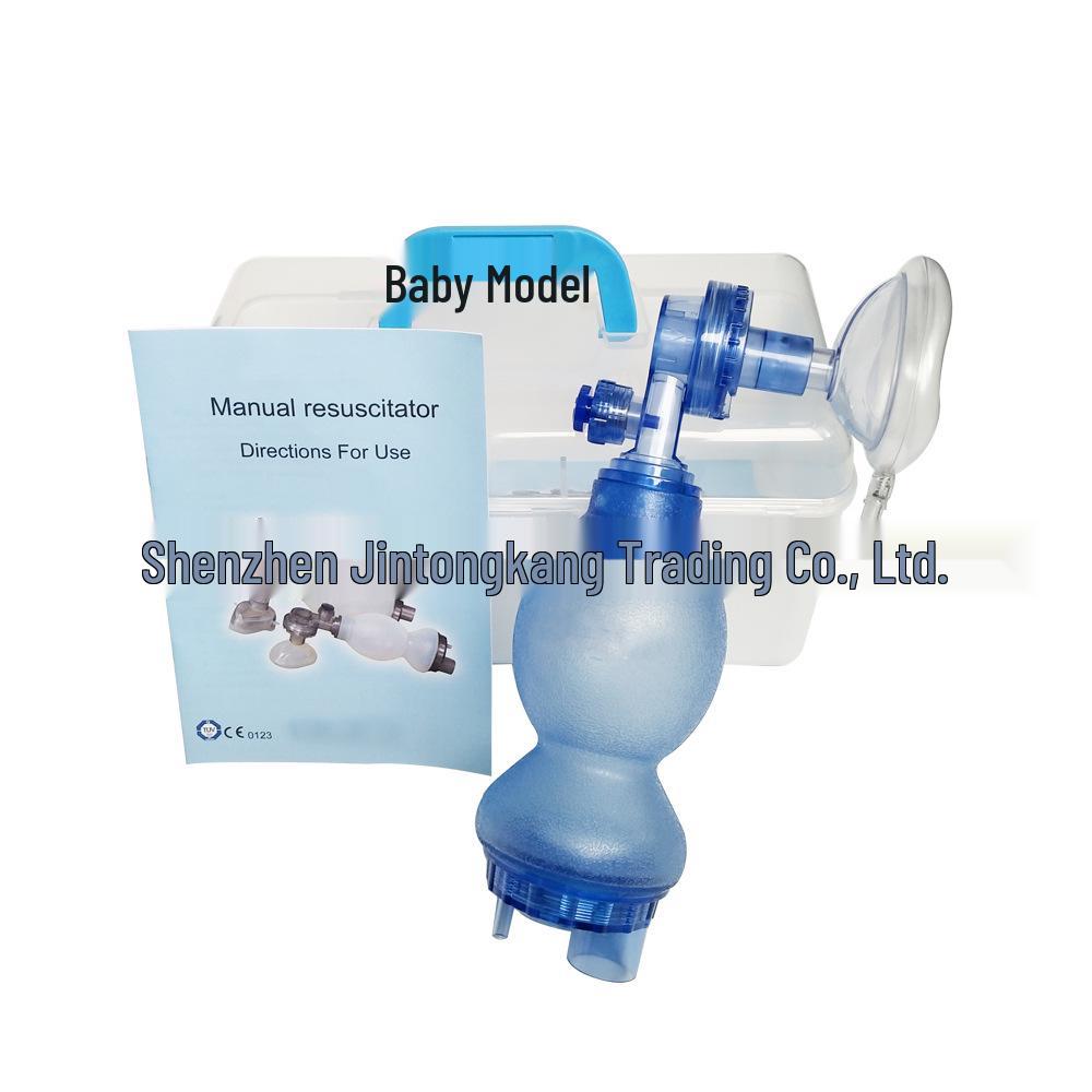 PVC Manual Resuscitator with Accessories: Emergency Breathing Bag & Ball