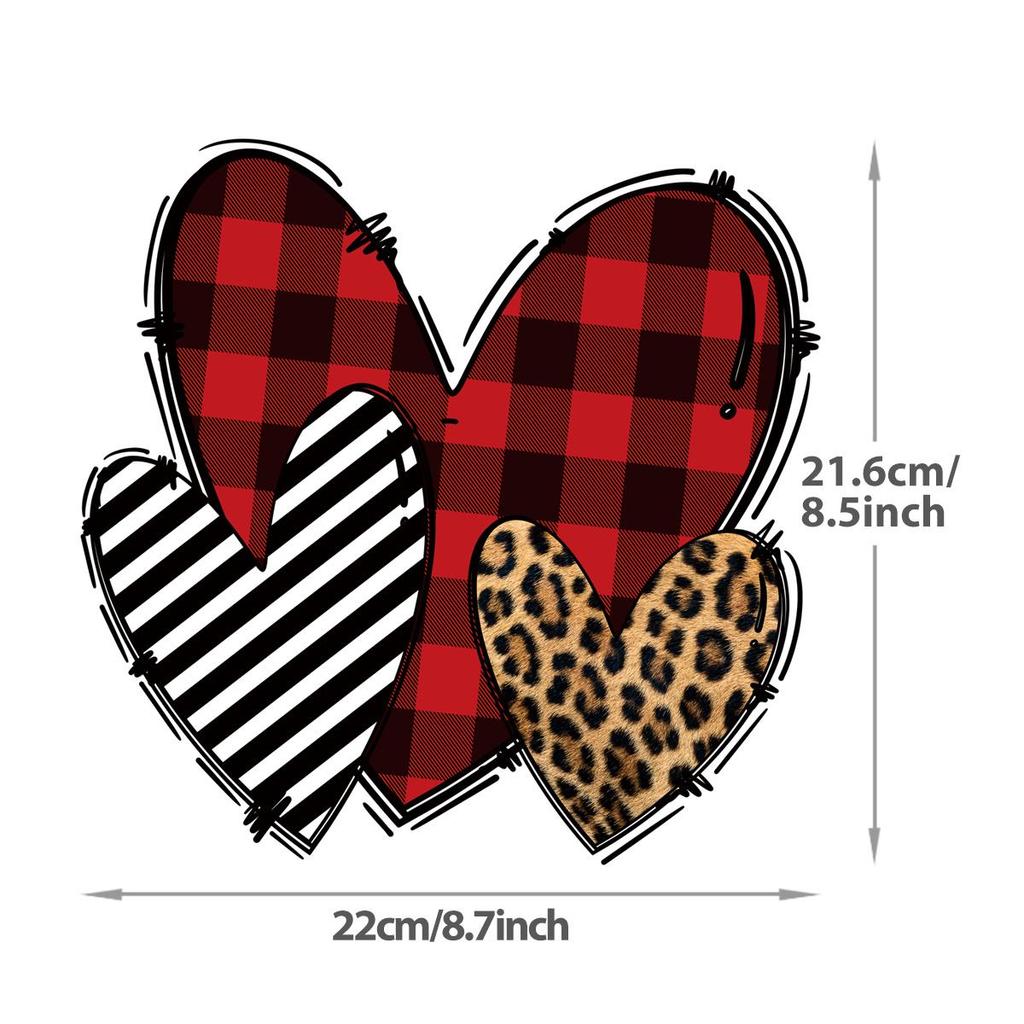 Valentinstag Schmelzkleber-Aufkleber, Kleidung Schmelzkleber-Aufkleber, T-Shirt-Aufkleber, DIY T-Shirt-Aufnäher, Kleidung Geschenke