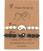 Alloy Tai Chi Bagua Hand-Woven Couple Bracelet Set