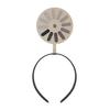 Unisex Hair Hoop Lightweight Easy to Wear Rotating Headband with Loading Symbol Design Hair Fixation Daily Decoration
