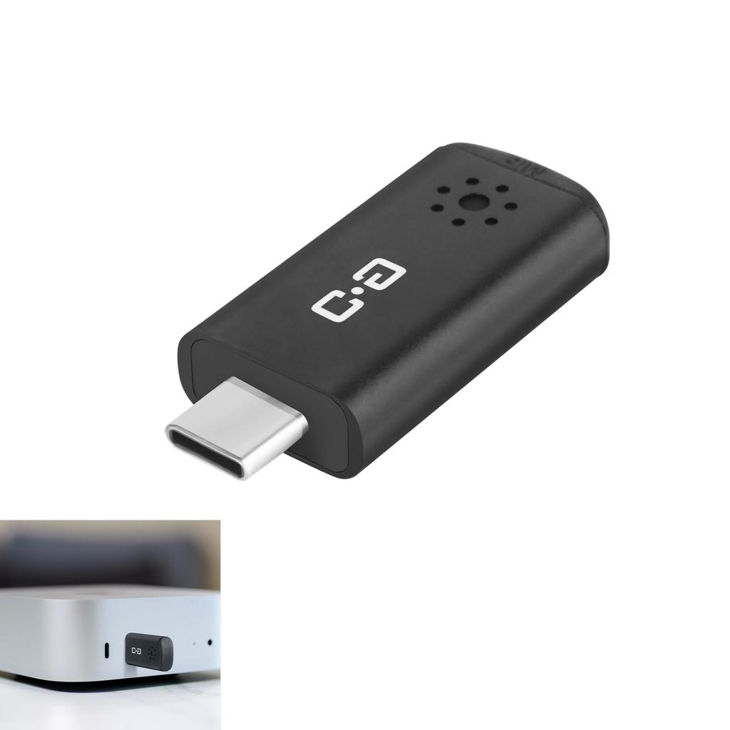 Mini Compatible with Mac mini Pro and Plug Play USB-C Microphone, M4/M4 MacBook,