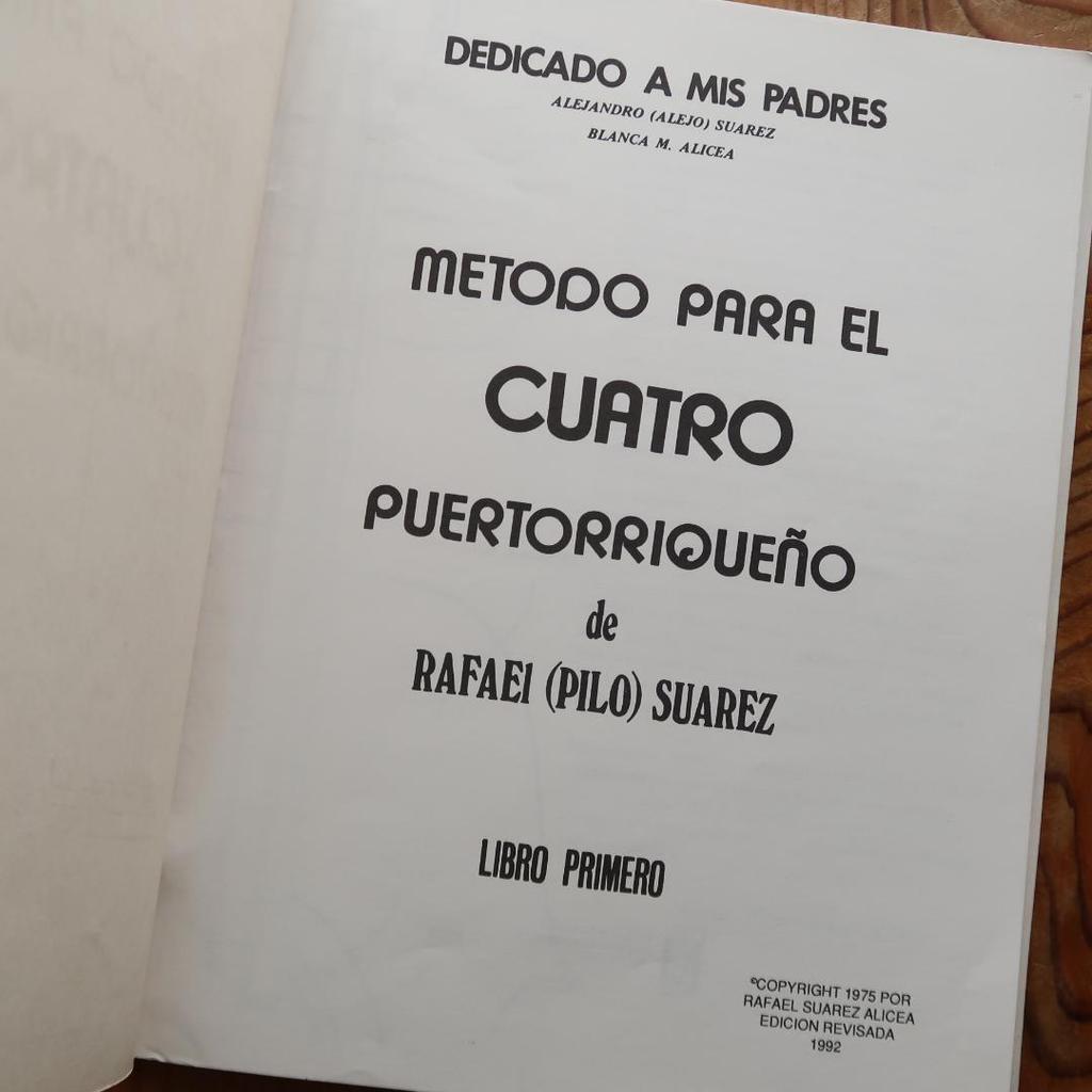 [USED] Foreign Books: Puerto Rico Cuatro Method Vol.1 (String Instrument Cuatro Textbook Score)