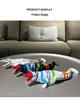 Colorful Resin Crocodile Ornament for Living Room or Office Decor