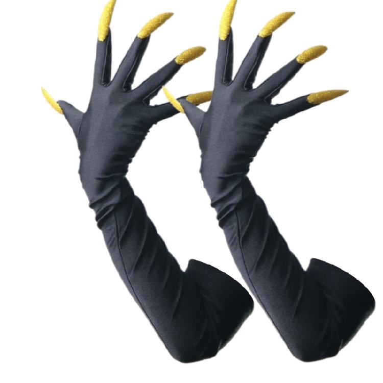 Lange Nägel Handschuhe Elastische Pfoten Armhandschuhe Für Punk Outfit Kostümpartys Abendveranstaltung Anzieh Zubehör Armschmuck