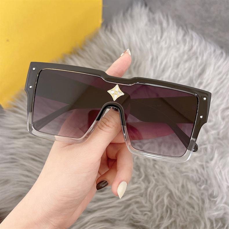 New Sunglasses Men's Driving Anti-UV Sunglasses Concave Shape Ladies Long Frame Sunglasses UV400