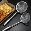 Long Handle Stainless Steel Colander Pasta Hot Pot Oil Filter Strainer Spoon Kitchen Fried Food Net Sieve Spoon Cooking Tools