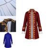 Fantasy Mens Long Sleeve Tailcoat Jacket For Cosplay Roleplay Costume