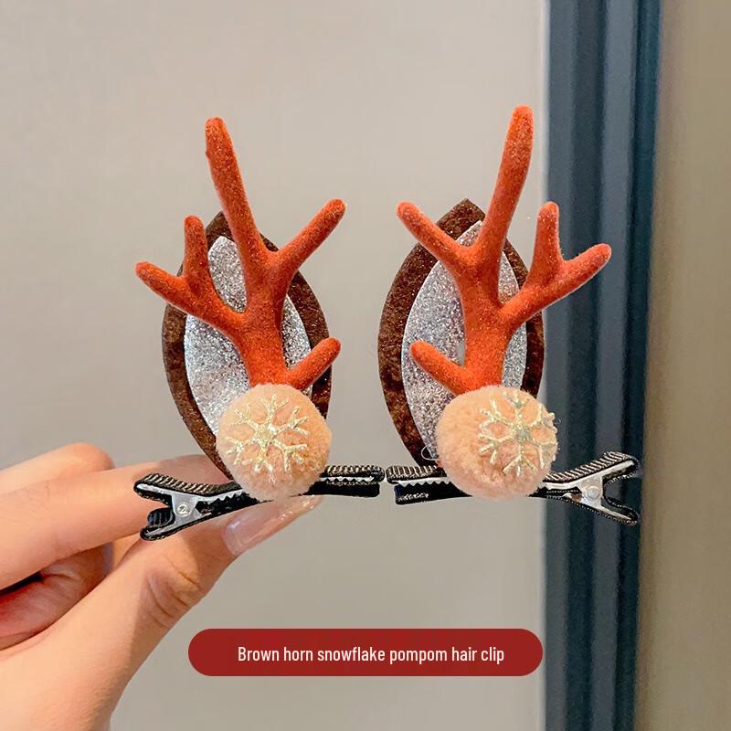 

Christmas Reindeer Antler Hair Clips