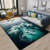 3D Cliff Illusion Rug Outdoor Adventure Themed Carpet for Balcony Unique Landscape Design Anti slip carpet can be machine washed