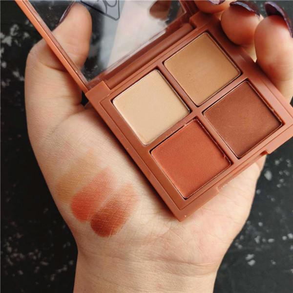 4 Color Eyeshadow Palette Matte Onion Pearlescent Fine Glitter