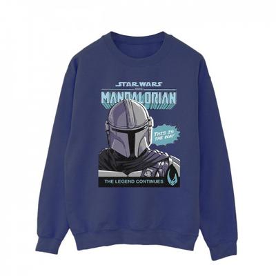 Star Wars The Mandalorian Heren Mando Comic Cover Sweatshirt
