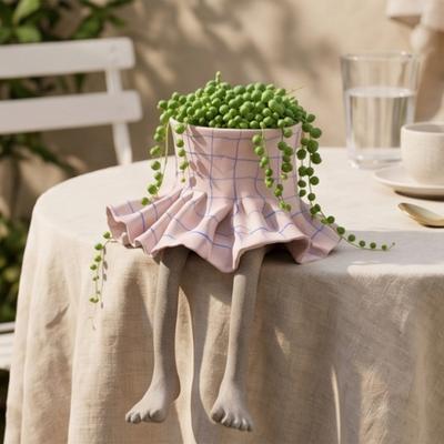 Dolna część doniczki Design Żywica Mini doniczka Kwiat Roślina Doniczka Ozdoba Wewnątrz Na zewnątrz Stół Ściana Dekoracja