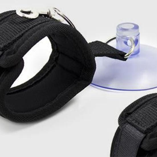 Pet Bathing Tether Stable Convenient Nylon Pet Dog Cat Cleaning Strap with Suction Cup Pet Supplies