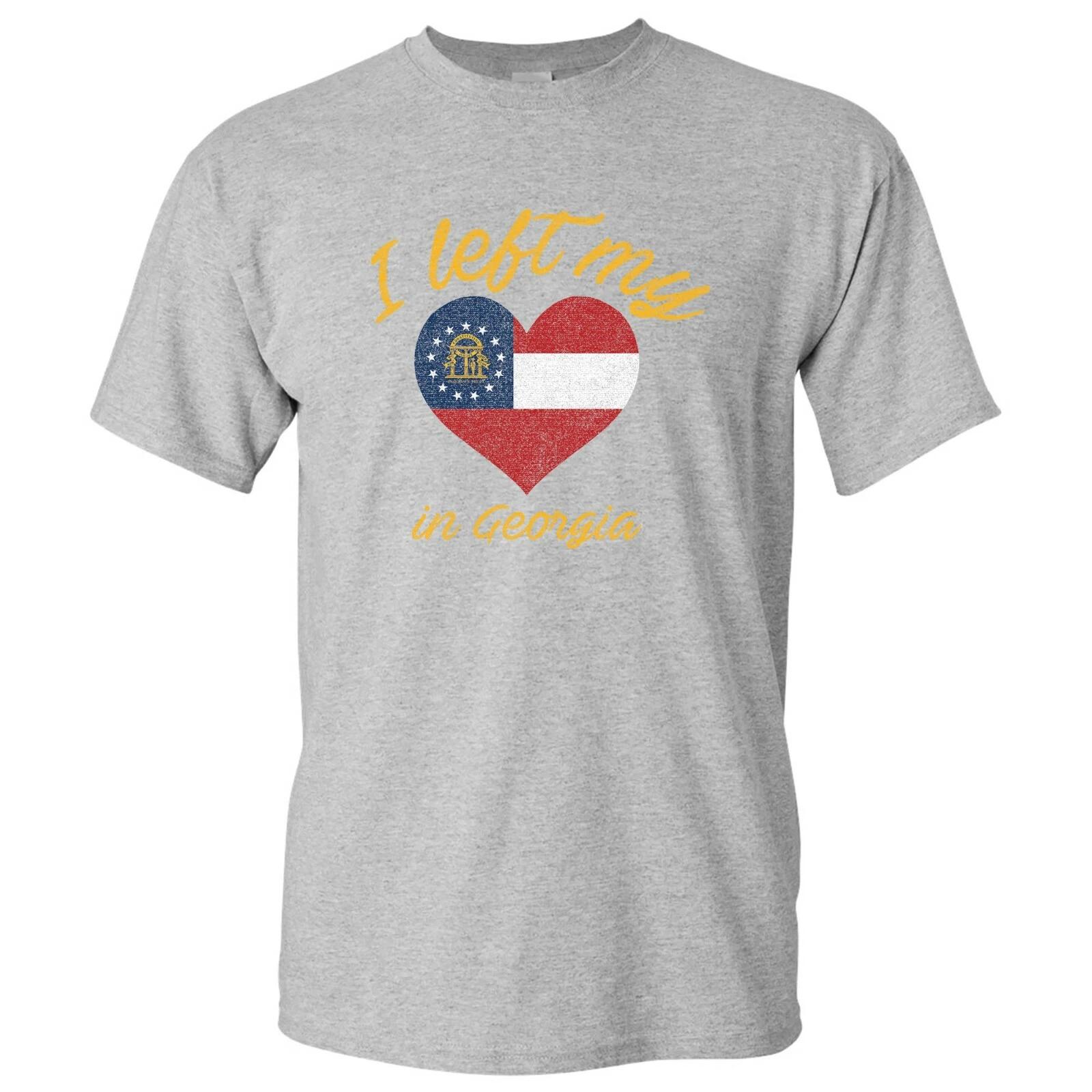 I Left My Heart In Georgia - Hometown Pride T-Shirt - Sport Grey S