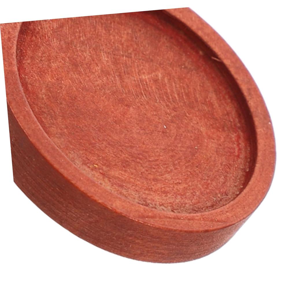 SEWACC 40-Piece Wooden Round Pendant Tray, 1.18" Outer Diameter x 0.98" Inner Diameter, Coffee Color, Cabochon Mounting for Brooches and Lapel Pins,