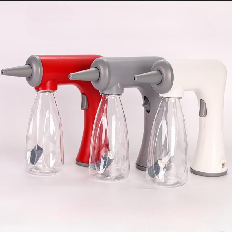 Appareil à Mousse Bouclante Électrique Bouillonnante Outil de Coiffage Permanente Froid Chaud Machine à Moussage Permanente Rechargeable pour Salon de Coiffure
