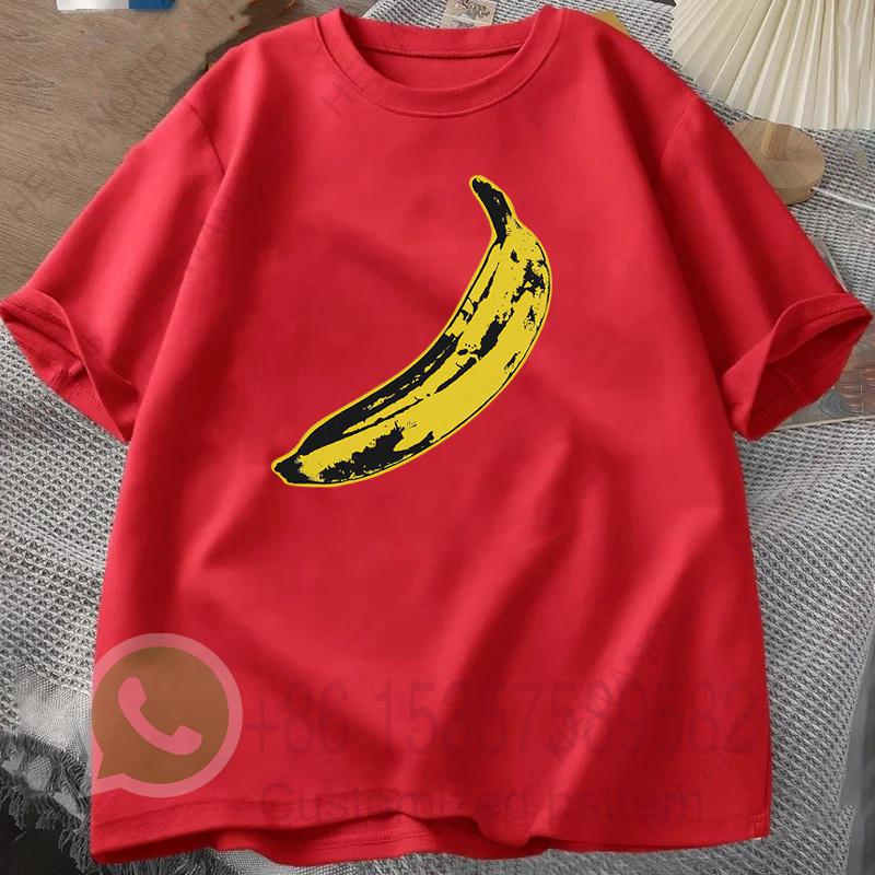 Banana TShirt Mens Tracksuit Cotton Casual Sportswear Crew Neck Pullover Short Sleeve Top Breathable Fashion Summer Streetwear
