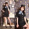Brightlara Halloween Cosplay Uniform Costume, Cabin Attendant Costume, ptc17266w-M