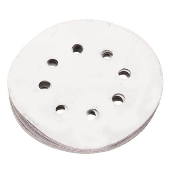 10 Pcs 125mm 5inch 8 Holes Hook Loop Sanding Discs Grit Orbital Sander Pad Mat