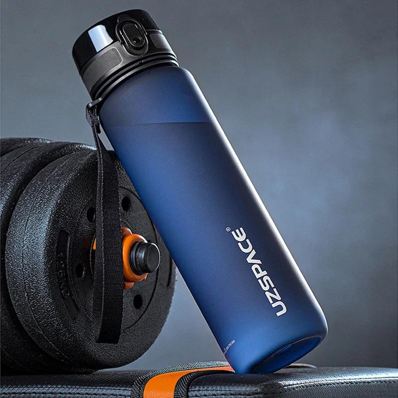 Sports Water Bottle Tritan Plastic Drink Bottle water BPA Free hydro flask Shaker Outdoor Travel Portable Leakproof Drinkware