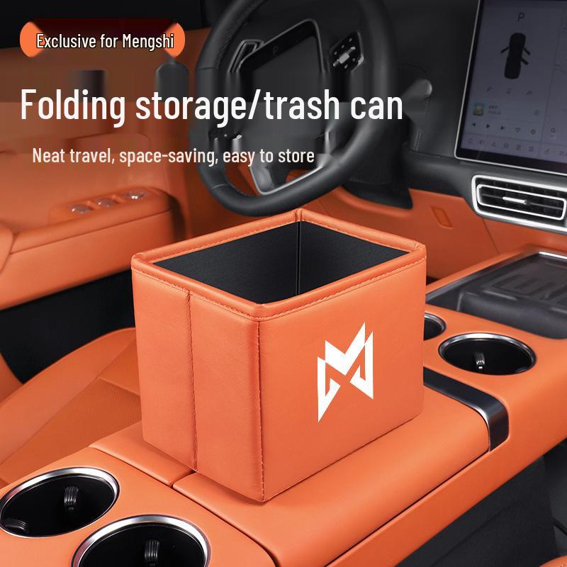 Mengshi 917/M817/M800 Car Multi-Functional Storage Box & Foldable Trash Can
