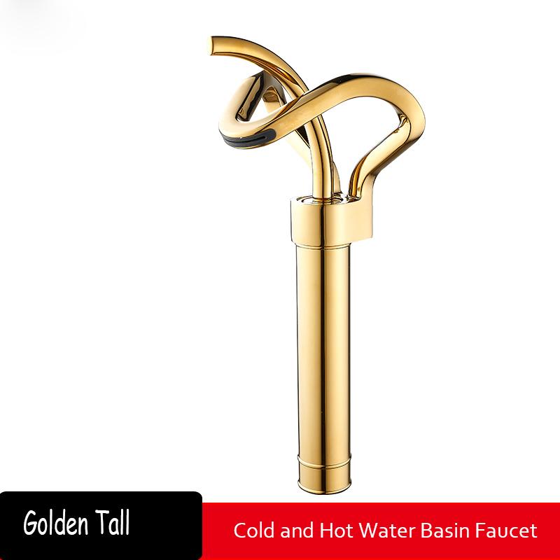 Wasserfall Kreative Badezimmer Waschtischarmatur Spültischarmatur Deckmontiert Heiß Kalt Wassermischer Kran Messingkörper Einlocharmaturen Mischer