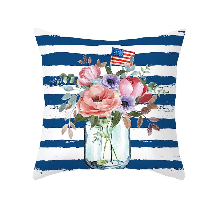 Pillow Cover Peach Skin Print Home Living Room Sofa Cushion Cover Cushion Cover