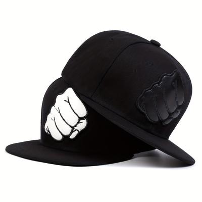 Yumruk Deri Etiket Nakışlı Beyzbol Şapkası Hip Hop Snapback Şapka Vahşi Günlük Pamuklu Ayarlanabilir Unisex Şapkalar Spor Şapkaları Gorras