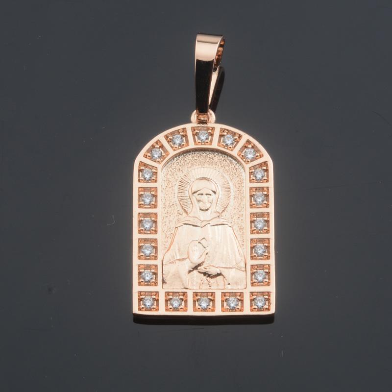 585 Rose Gold Mother And Son Pendant Necklace Unisex Religious Virgin Mary Jewelry