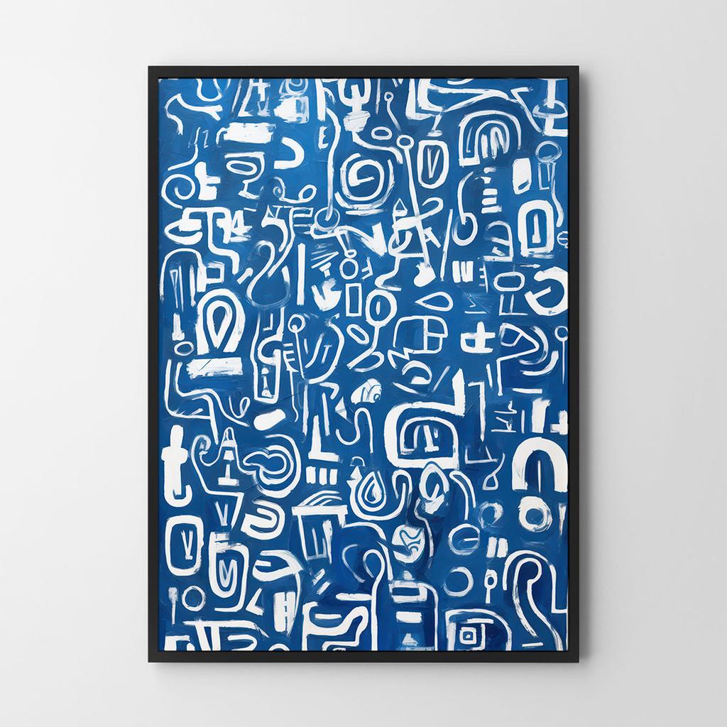 Poster Blue Paintings