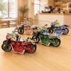 Mini-Legierung Rückzieh-Motorradspielzeug Schlüsselanhänger Für Kinder Geschenke Heimdekoration Tasche Aufhängen Sammlung