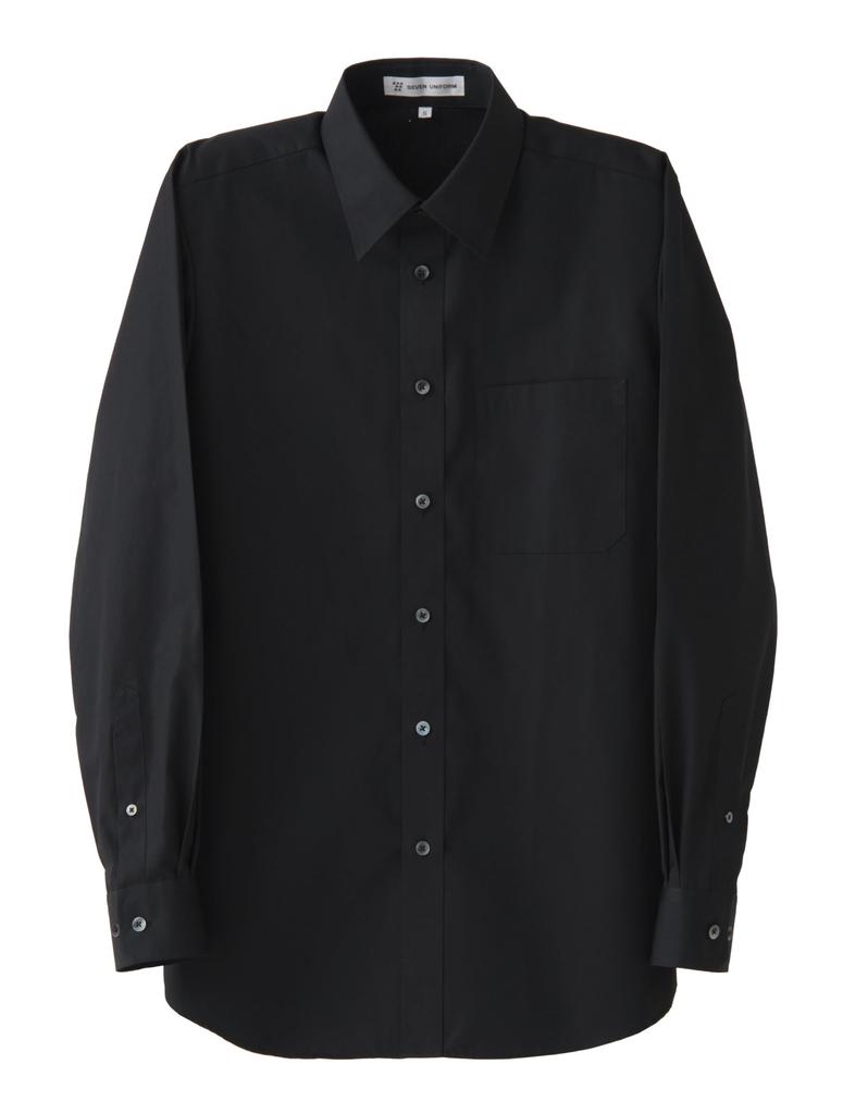 Seven Uniform CH4446-9 Antiviral Shirt/Long Sleeve, Black, SS