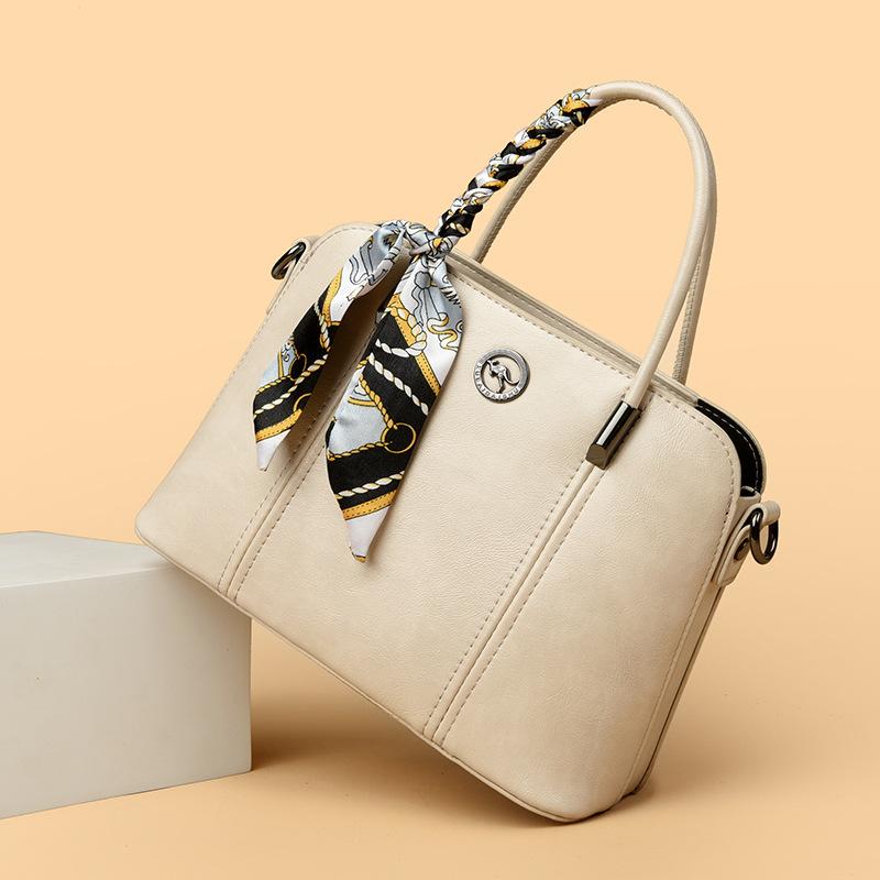 Light Luxury Senior Sense of Soft Bag with Fashion Temperament Handbag Commuter Crossbody Bucket Bag