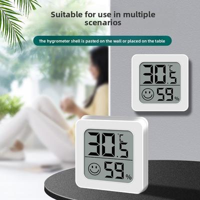 Mini Digital Thermometer Hygrometer, High Precision Indoor Temperature Humidity Meter,  For Baby Room Home Use