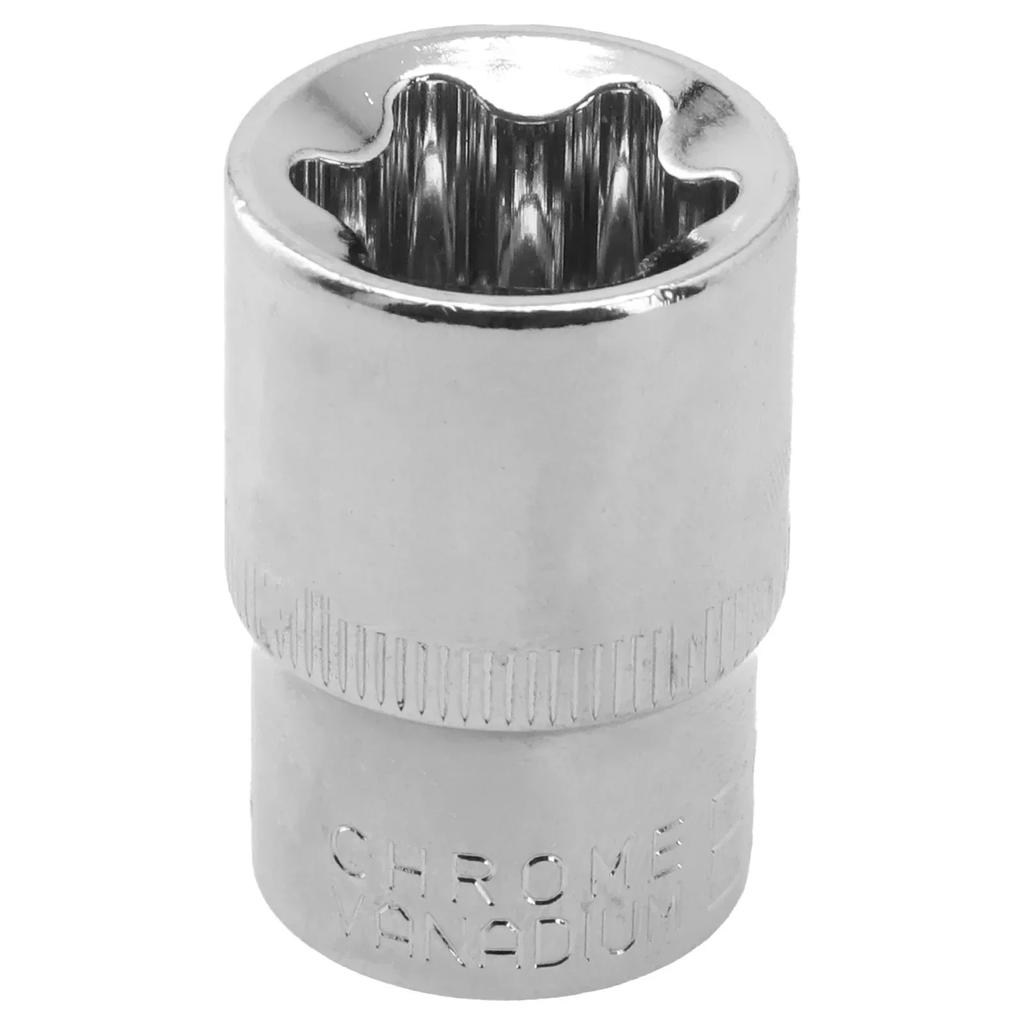 Hand Tool E Type Sockets 1/2 Square Tool Female Torx Socket For Ratchet End Wrench Head E10/E12/E14/E16/E18/E20/E22/E24
