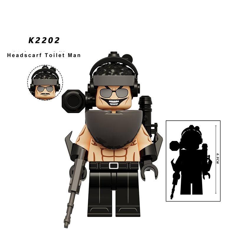 Skibidi Toalett Anime Rajzfilm Kockák Speakerman TV Ember Operatőr Akció MOC Toalett Ember vs Monitor Építőkockák A Hang