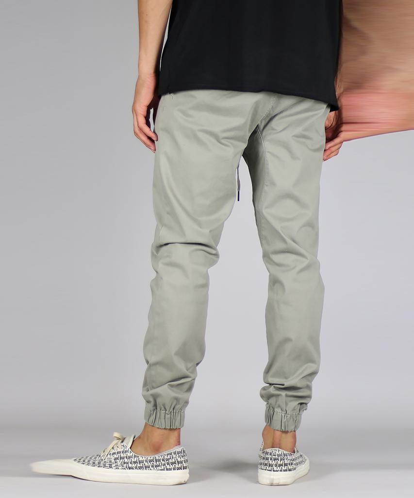 Haipeodenim Light Olive Drop Crotch Jogger