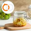 6PCS Silicone Jar Gaskets 3.75Inch Rubber Seals Rings for Glass Jars Airtight Gasket Sealing Rings for Regular Mouth Canning Jars,Leak Proof Rubber