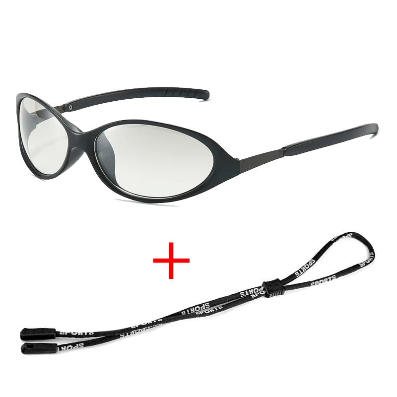 Fashionable Oval-Frame Outdoor Sports Unisex Sunglasses Trendy Street-Style Sun Glasses UV-Protective Cycling Shades UV400