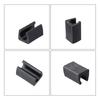 UShaped Tube Sleeve Tube Clamp Floor Protectors Plastic for Foot Covers 20/40pc