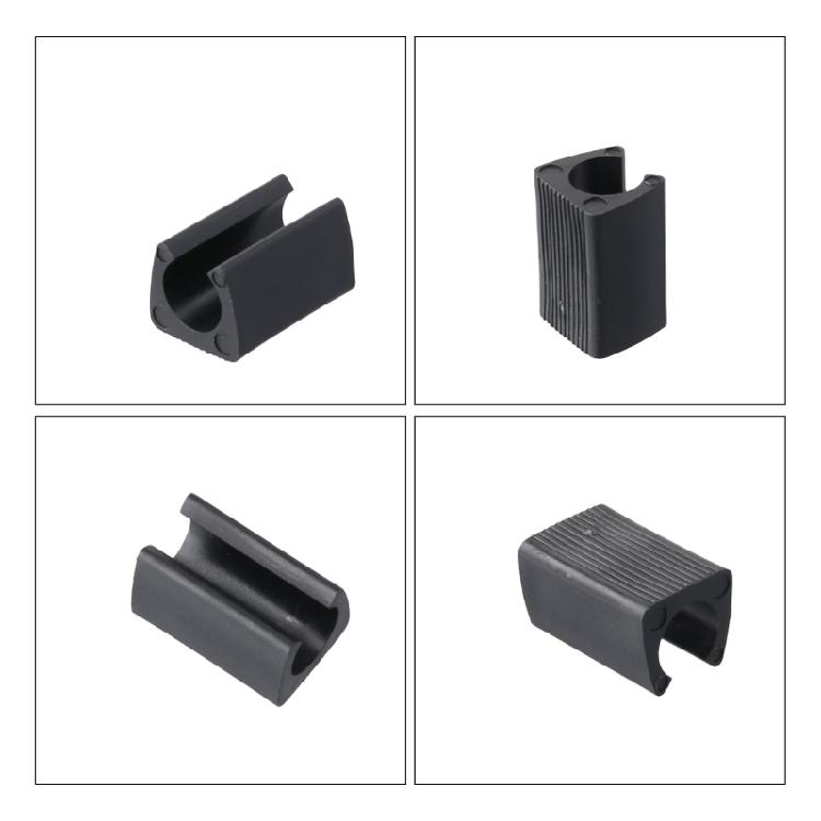 UShaped Tube Sleeve Tube Clamp Floor Protectors Plastic for Foot Covers 20/40pc