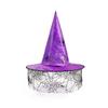 Light-Up Spiderweb Witch Hat Halloween Decoration